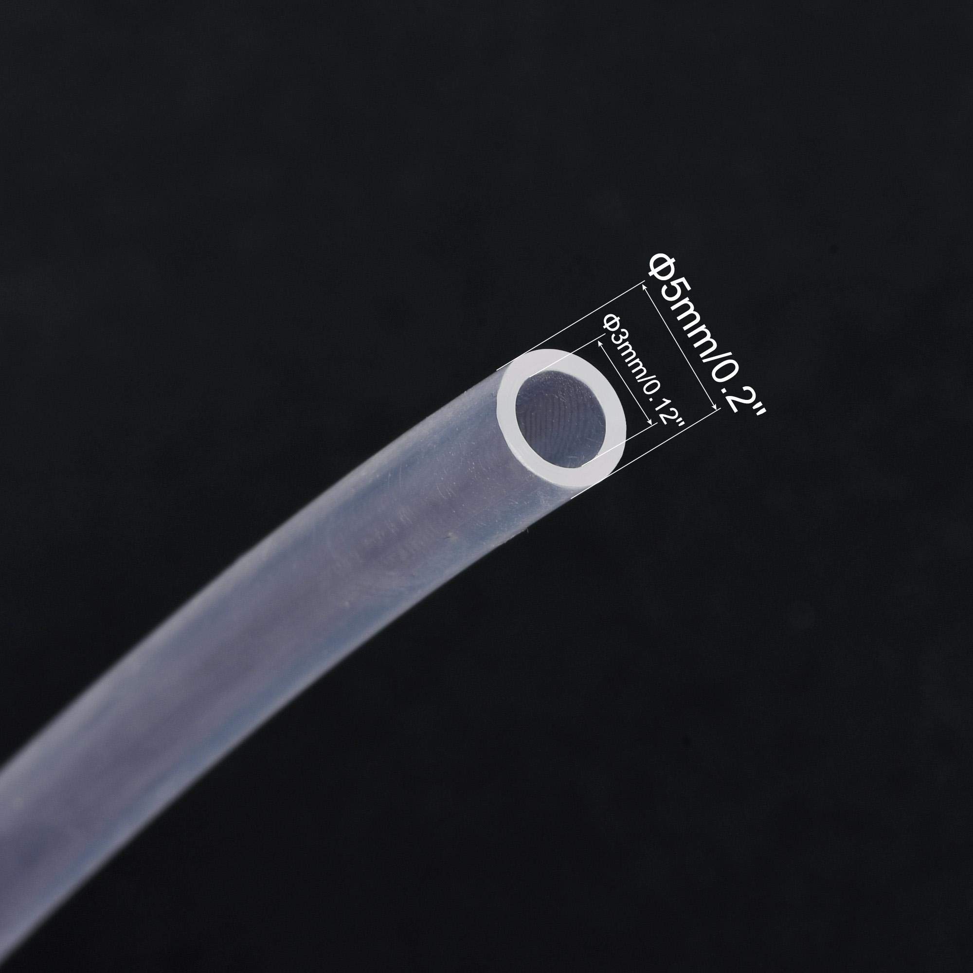 Tube PTFE SOURCING MAP - 1mm ID X 2mm OD X 2m - Pour PLA ABS 3D