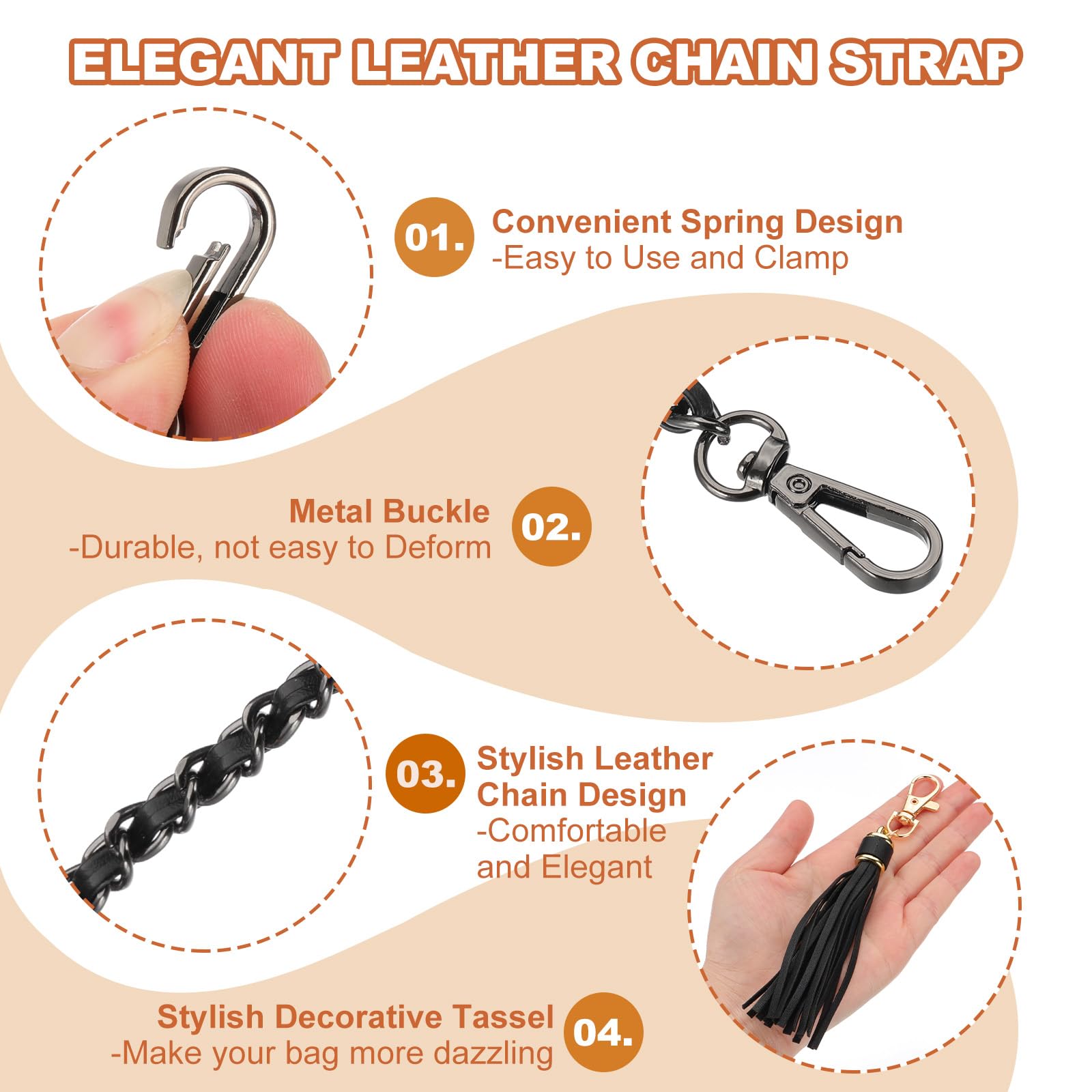 PATIKIL Purse Chain Strap - Image 3