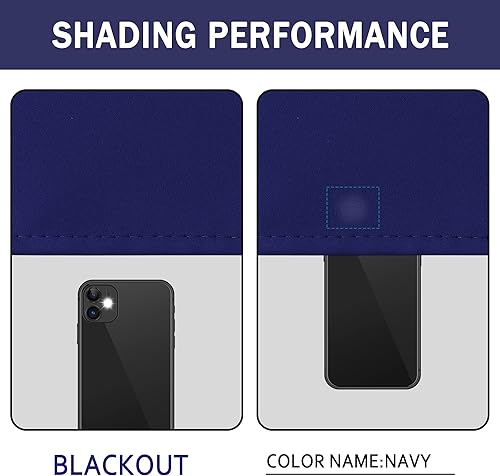 Miniatura 5 de Kinryb - Cortinas opacas con ojales para oscurecer la habitación y aislamiento térmico para sala de estar y dormitorio