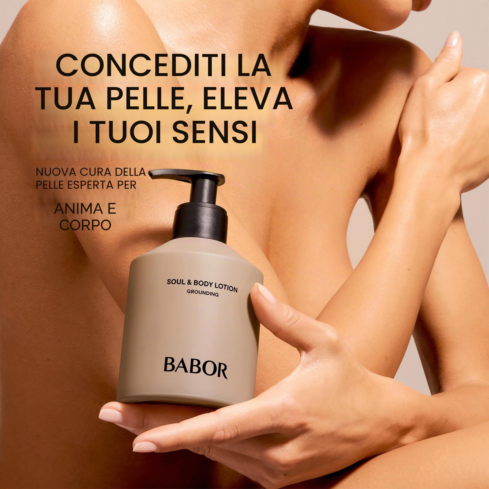 BABOR Soul & Body Lotion | Crema Corpo Idratante, Per La Pelle Secca, Con Oli Essenziali, Lozione Profumata per Aromaterapia, Cura Della Pelle Naturale, 100% Vegan | 200 ml