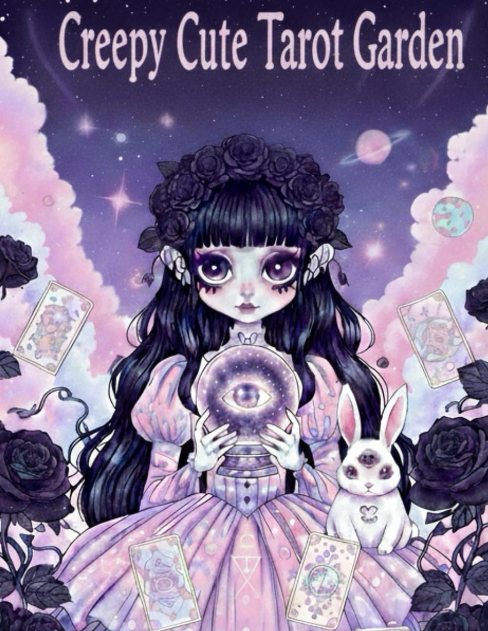 Creepy Cute Tarot Garden: A Pastel Goth Coloring Book for Witchy Souls