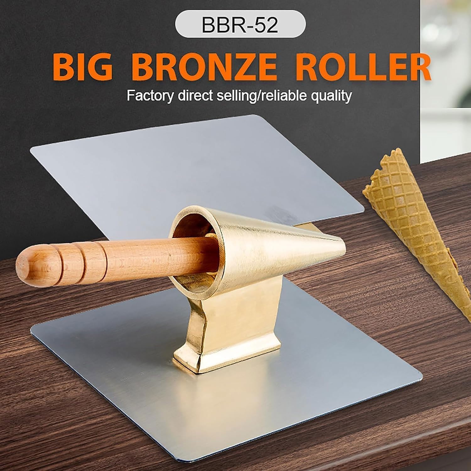 Kegel Schimmel, Ijs Kegel Mold DIY Koken Keuken Tool Decoreren Bakken Accessoire, Wafel Kegel Roller DIY Gereedschap Handig en Praktisch