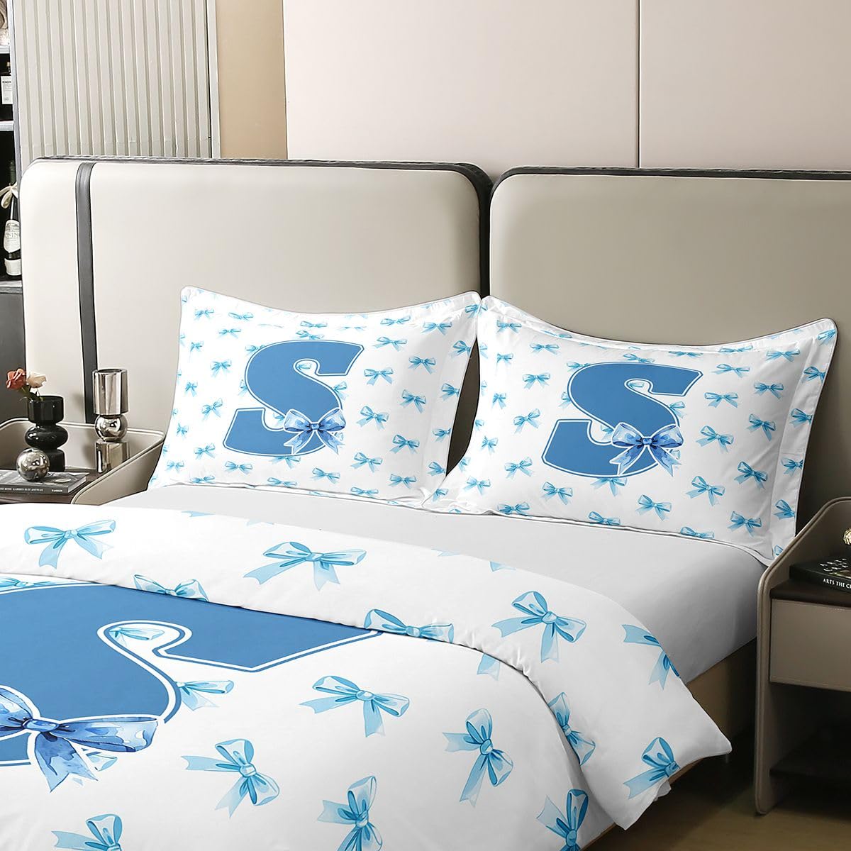 Homemissing Ragazze Arco 100% Cotone Copripiumino 220x260cm