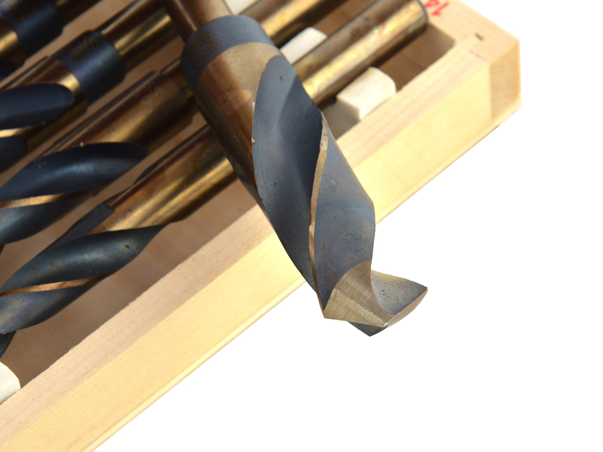 BSD Set di Punte da Trapano - Punte HSS per Metallo e Legno - 14-25,5mm - 8 Pezzi