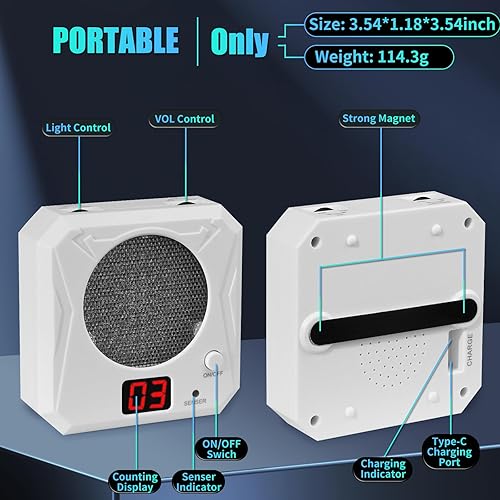 Miniatura 6 de Sistema de entrenamiento de fuego seco de tercera generación, objetivo electrónico portátil de carga rápida compatible con la mayoría de cartuchos