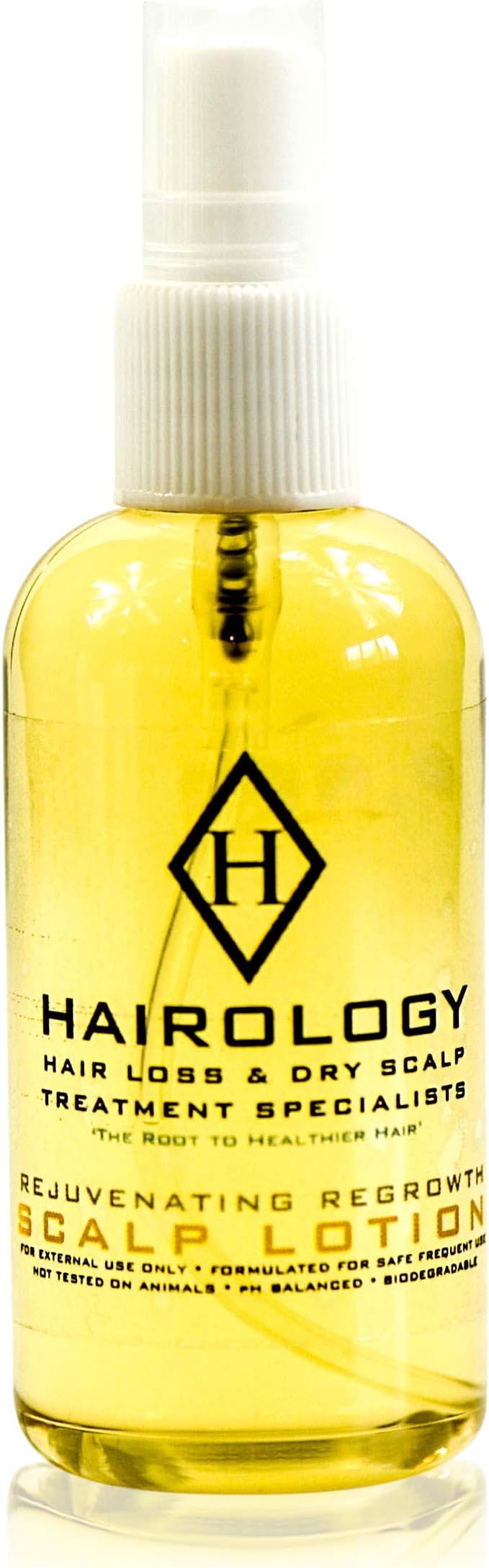 Thinning Hair Treatment Scalp Lotion for Women and Men, Hair Loss Regrowth Products Scalp Lotion - Natural DHT Blocker, Creates Healthy Hair Growth, Cell Regeneration, Prevents Hair Thinning. By Hairology. 75ml.