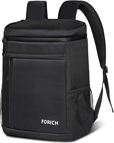 FORICH Mochila térmica suave aislada, impermeable, a prueba de fugas, portátil, pequeña, para trabajo, almuerzo, viajes, playa, camping, senderismo,