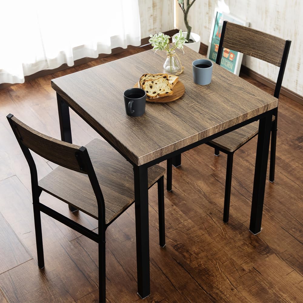 Amazon｜アイリスプラザ ダイニングテーブル 3点セット テーブル  