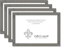 Vista 32 de wallsthatspeak Marco de rompecabezas, negro, 25x20