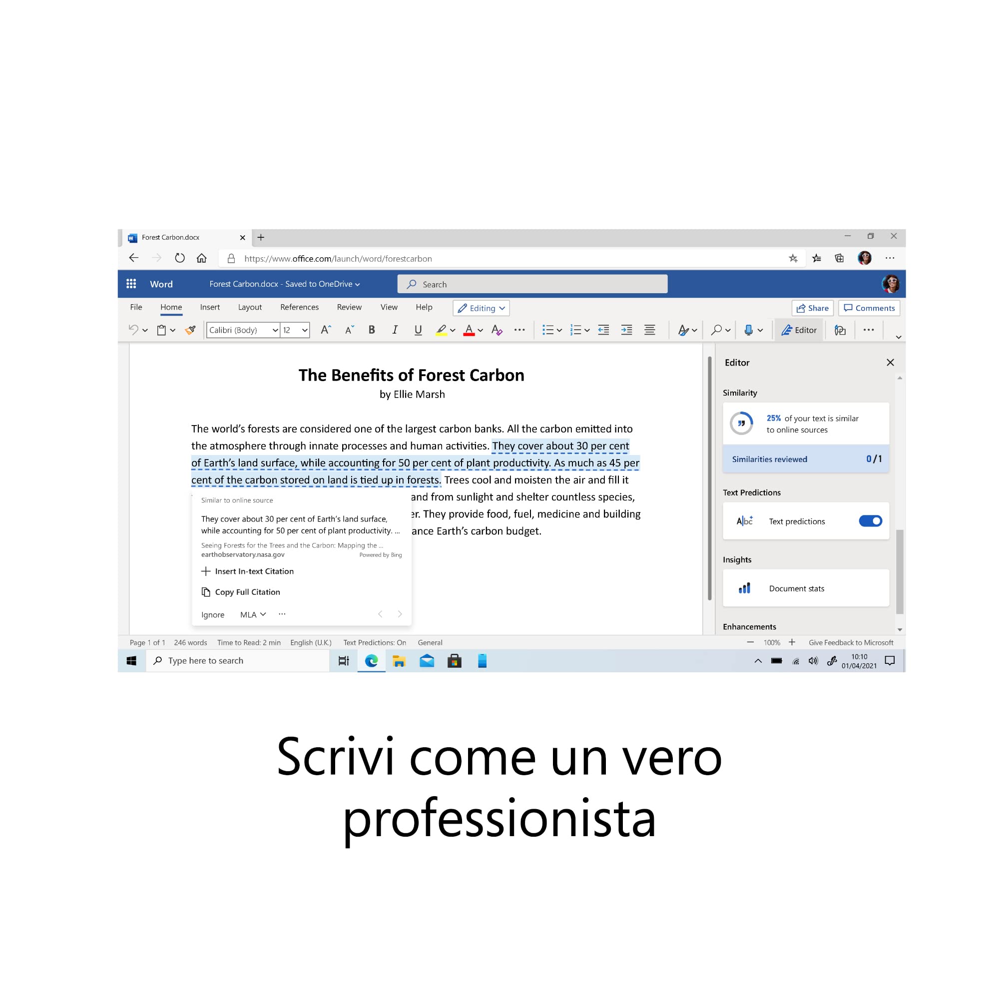 MS Office 2021 Home & Student [IT] PKC for Windows / MacOS