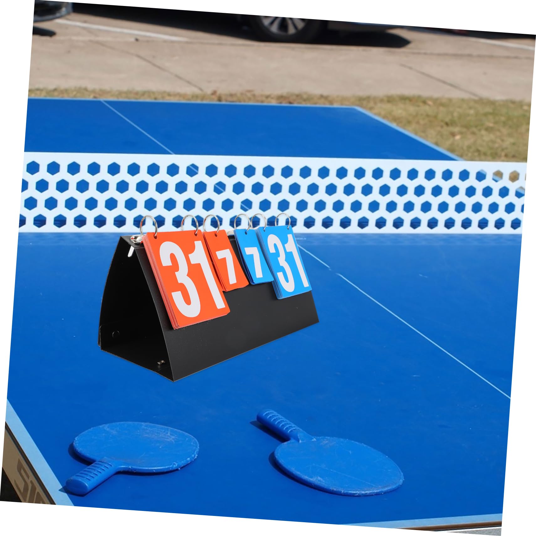 Toyvian Piatto Segnapunti -Pong Tabellone Segnapunti Sportivo Materiale Numeri Chiari Facile Usare per Partite Basket e Badminton