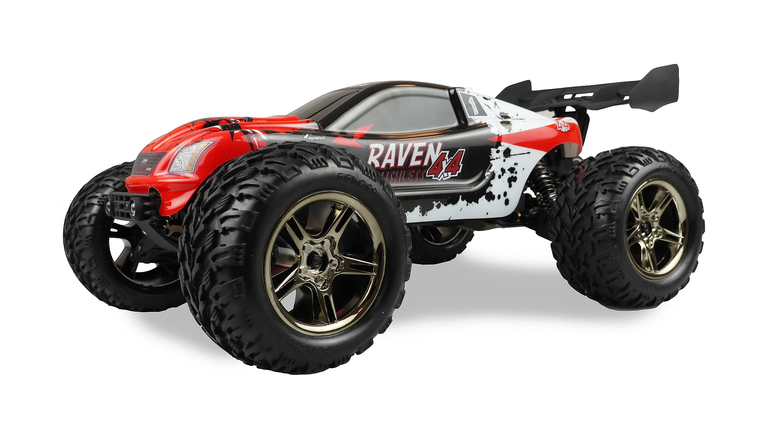Amewi Raven 4x4 Monster Truggy brushless 1:10 RTR RC telecomandato