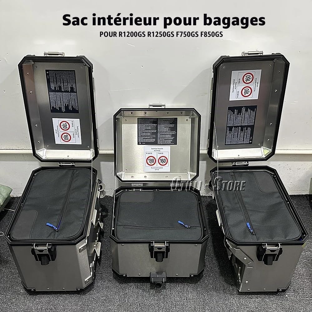 Sac de Moto pour BMW R1200GS LC Adventure R 1250 GS R1250GS Sac intérieur de Coffre à Bagages F750 F850 GS F800GS Sacs en Nylon (B)