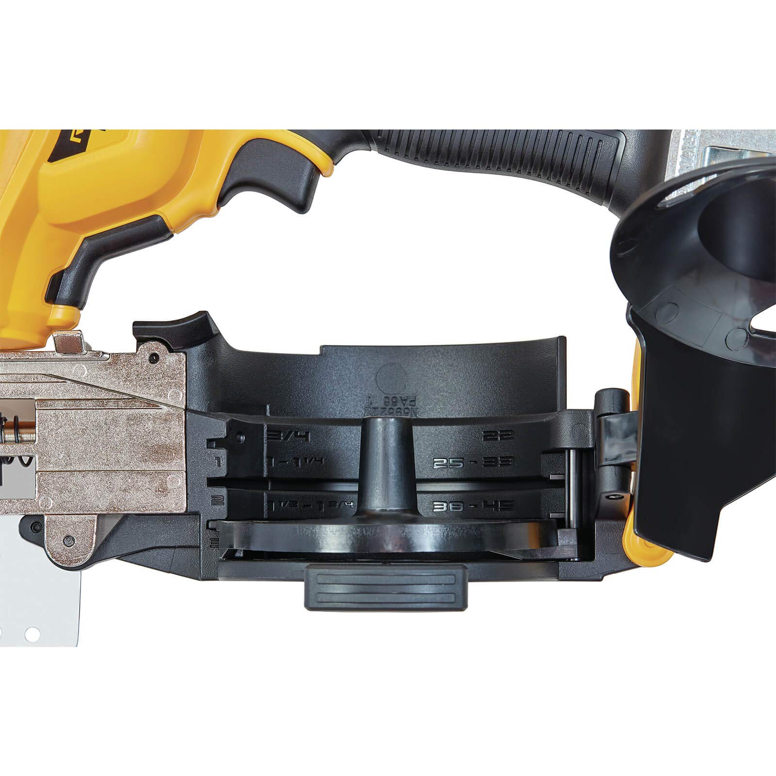 DeWalt DCN 45 RNNT gwoździarka akumulatorowa 18 V 19-44 mm bezszczotkowa + TSTAK - bez akumulatora, bez ładowarki