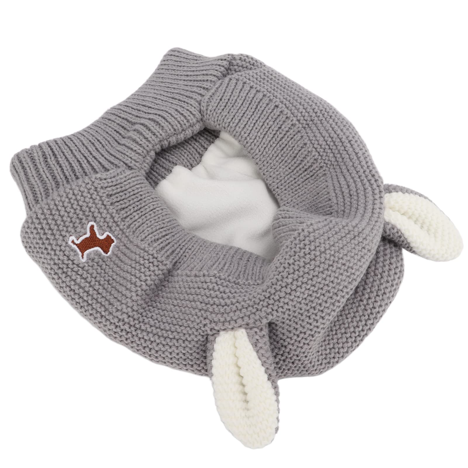 Dog Woolen Hat, Warm Dog Knitted Hat Relieve Anxiety Noise Protection Washable for Large Dogs(Grey) (B09NSK6J6V) Amazon Price History, Amazon Price Tracker