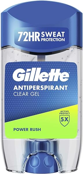Gillette Power Rush Terlemeyi Önleyici Şeffaf Jel Deodorant 70 ml