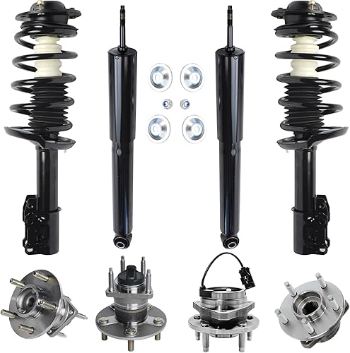 Miniatura 99 de Detroit Axle - Kit de cubos de rodamiento de rueda delantera de 6 piezas para Dodge Dart 2013-2016, Chrysler 200 2015-2017, 2 cojinetes de rueda