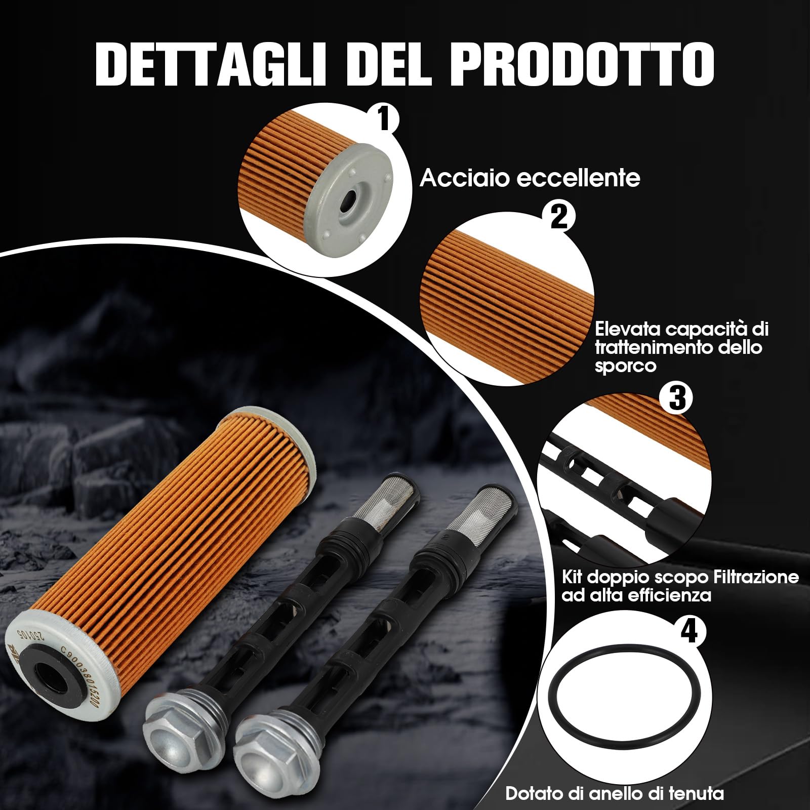 Sostituzione OEM del filtro dell'aria del filtro dell'olio del motociclo per KTM 790-1290 Duke ADVENTURE