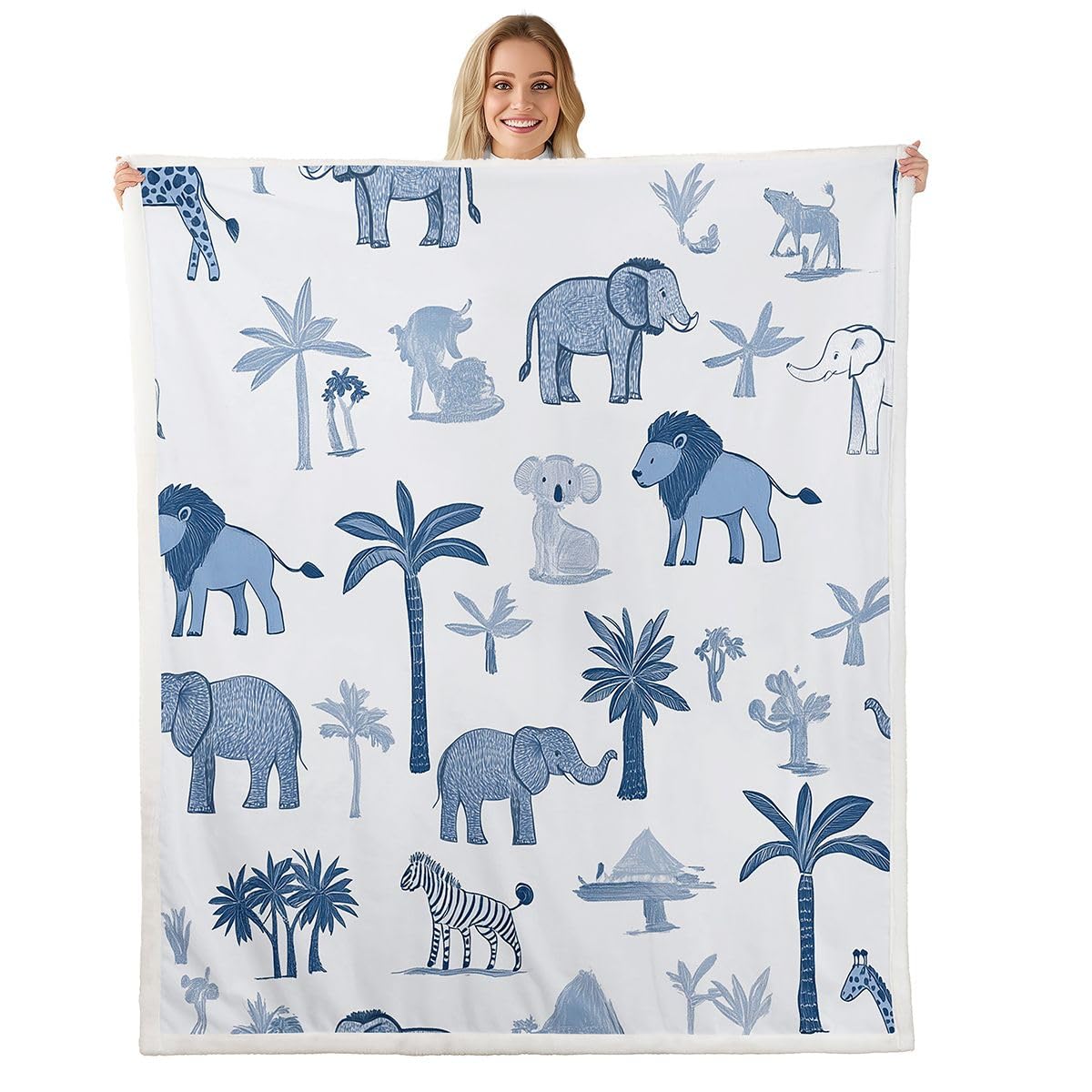 Plaid canapé kawaii animaux pour les moments cocooning en famille