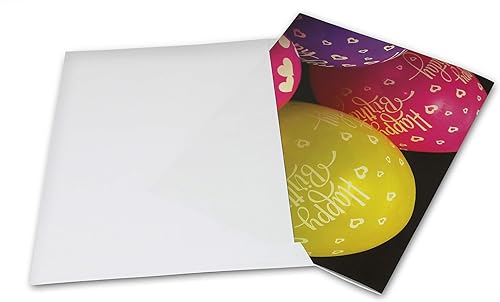 Miniatura 2 de Small World Greetings Tarjeta de feliz cumpleaños grande y vibrante para fiesta de grupo, interior en blanco con sobre, 11.75 x 9 pulgadas, perfecta