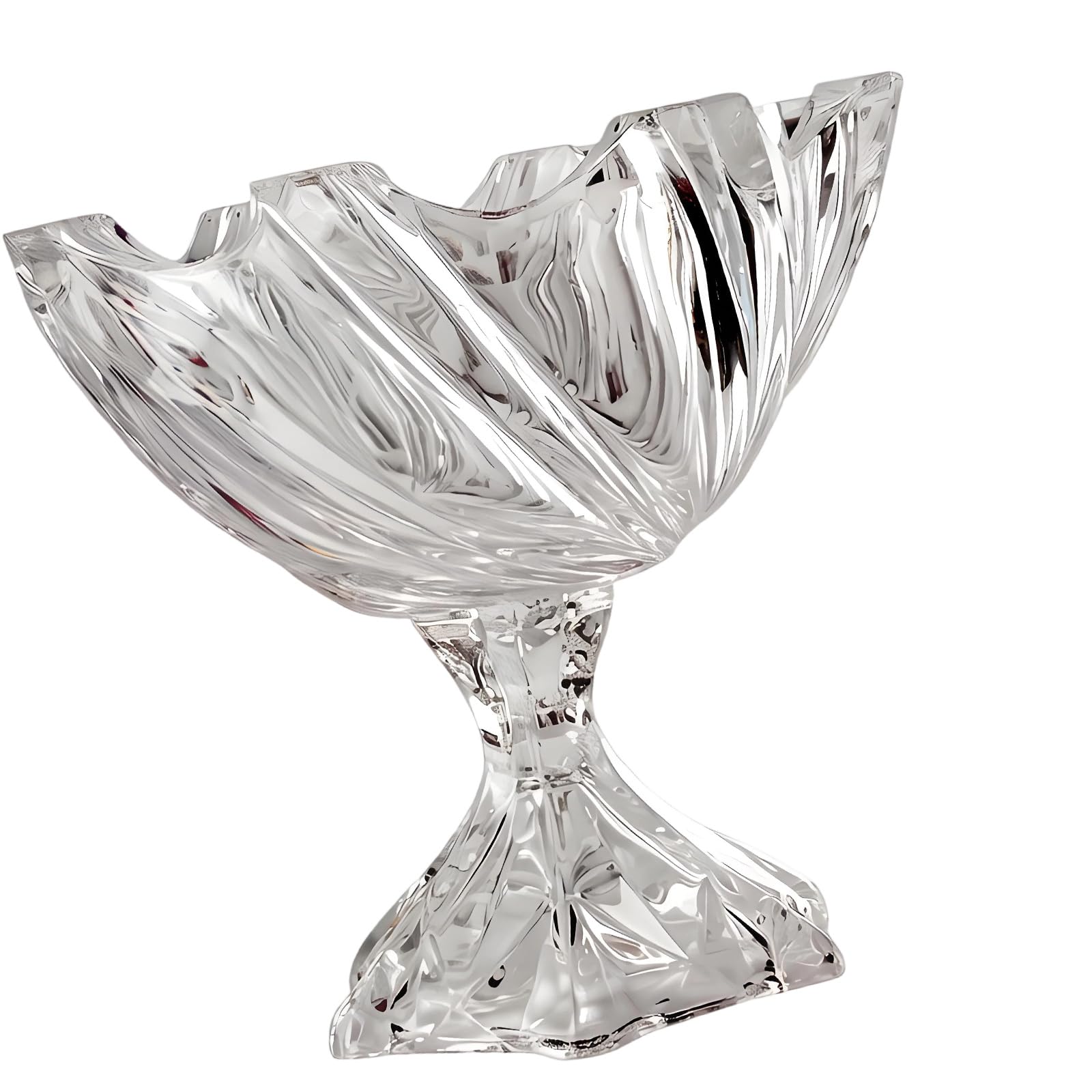 Hredyqw Footed Fruit Bowl for Kitchen Counter Large Decorative Bowl Home Decors Pedestals Bowls Fruit Basket Candy