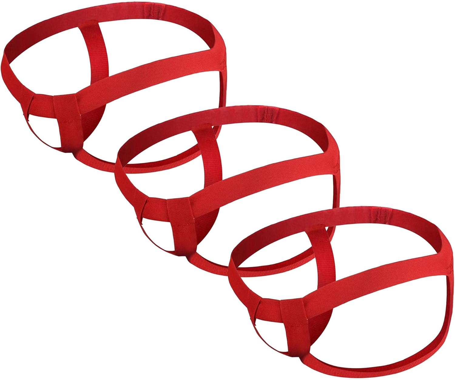 JEKE-DG Men's Open Front Ring Lingerie Stretchy O-Ring Enhancer G-String Low Rise Comfort Thongs Underwear