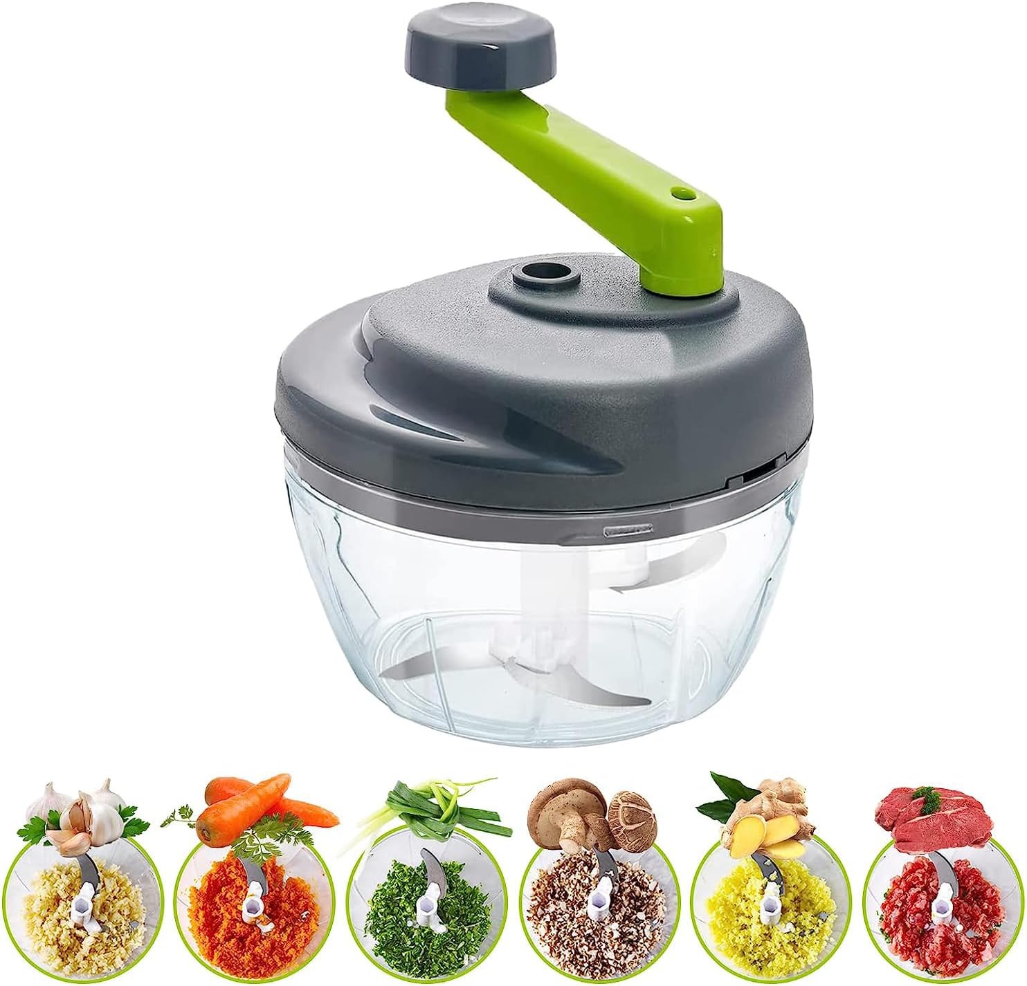 Coupe-oignon Manuel, Hachoir à Ail Manuel, Avec Cordon