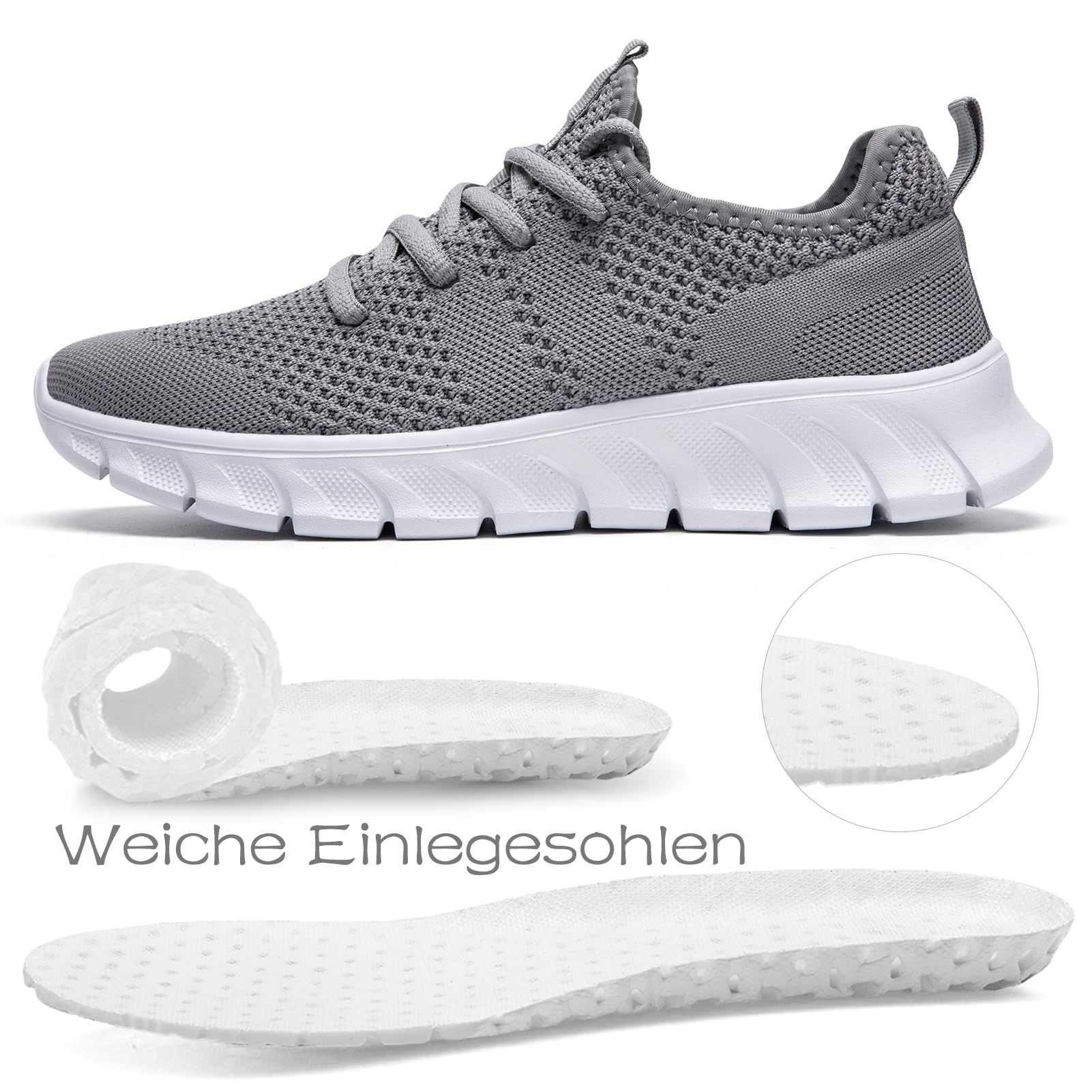 Scarpe Ginnastica Uomo Palestra Sneakers Running Sportive Corsa Tennis Fitness Camminata Jogging Casual Basket Trekking