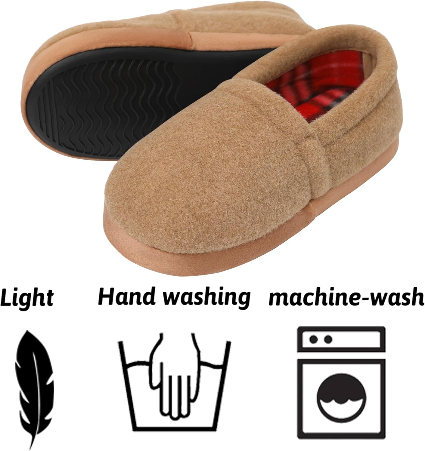MIXIN Little/Big Kid Boy's Slippers House Shoes Indoor Outdoor with Anti Slip Sole - Image 5