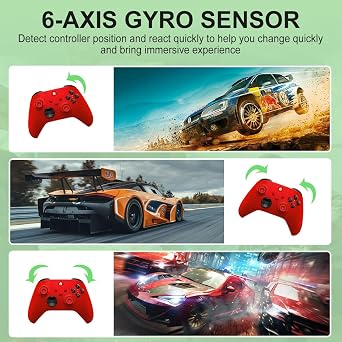 NINIFEI لوحدة تحكم Xbox One،وحدة تحكم Xbox للألعاب اللاسلكية متوافقة مع Xbox Series X|S وXbox One وWindows PC وRed