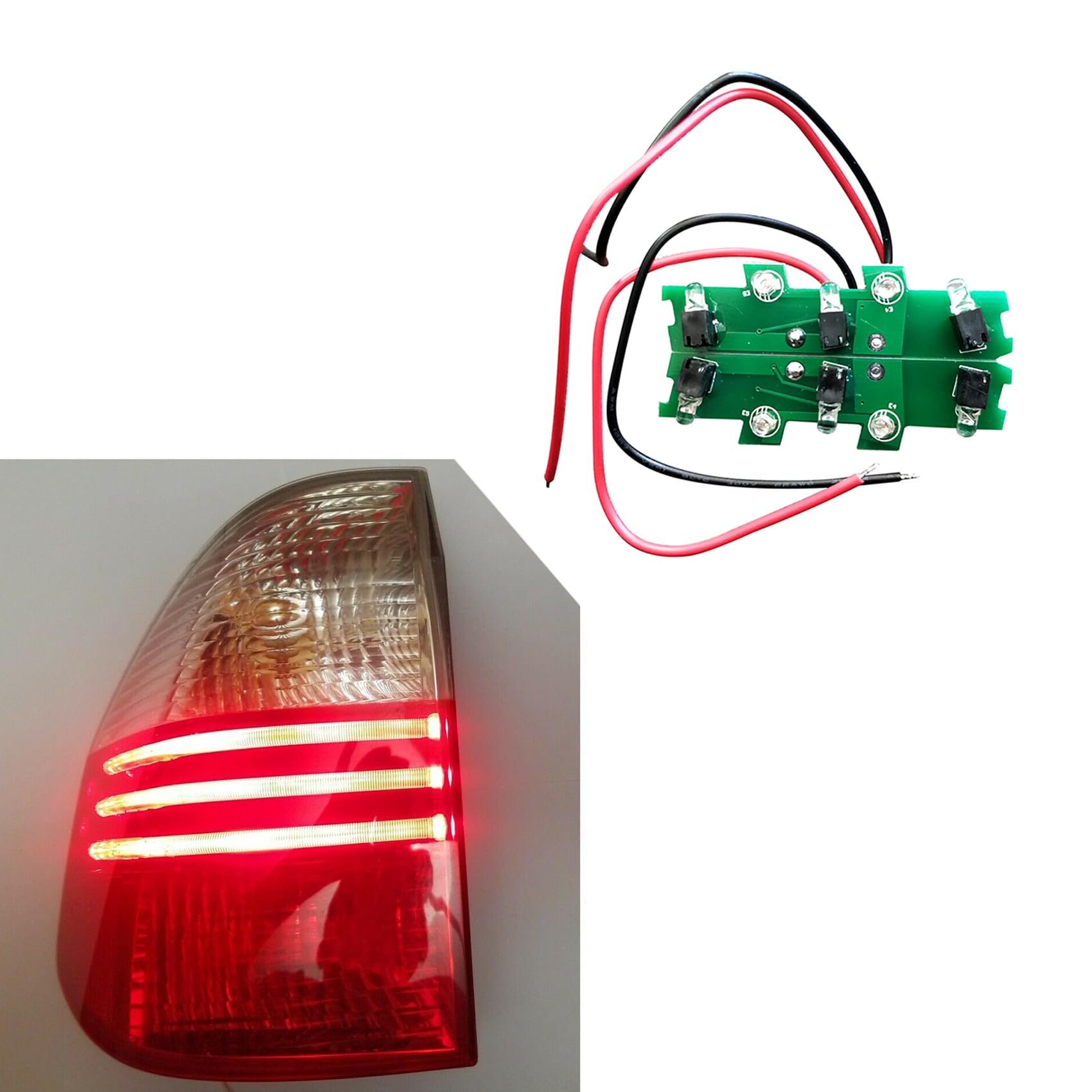 Kit de reparación luz trasera LED, tablero repuesto izquierda y derecha, luces traseras para BMW X3 2007-2010