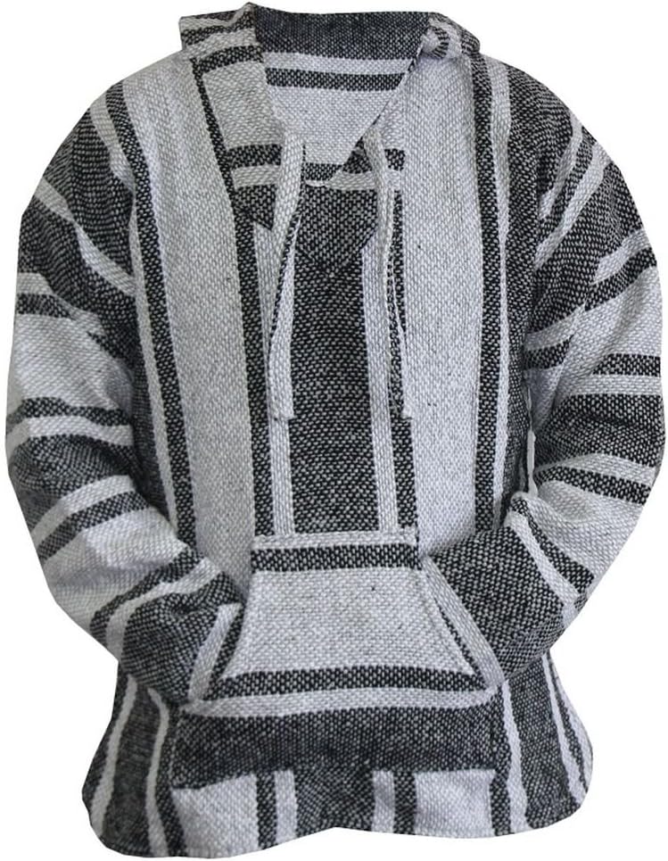 Classic Mexican Baja Hoodie Sweater Pullover