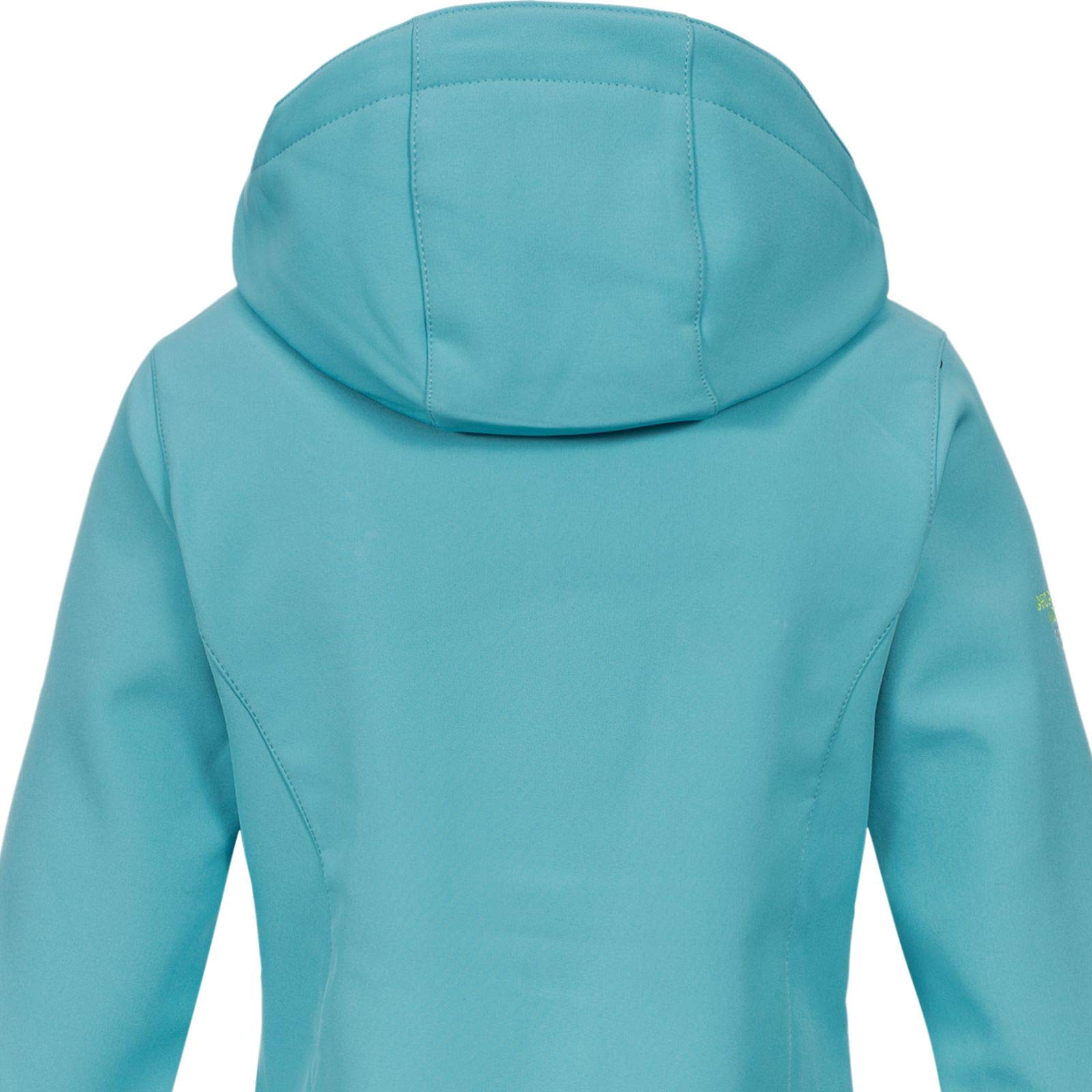 Geographical Norway Damen Softshell Jacke mit Kapuze Outdoor