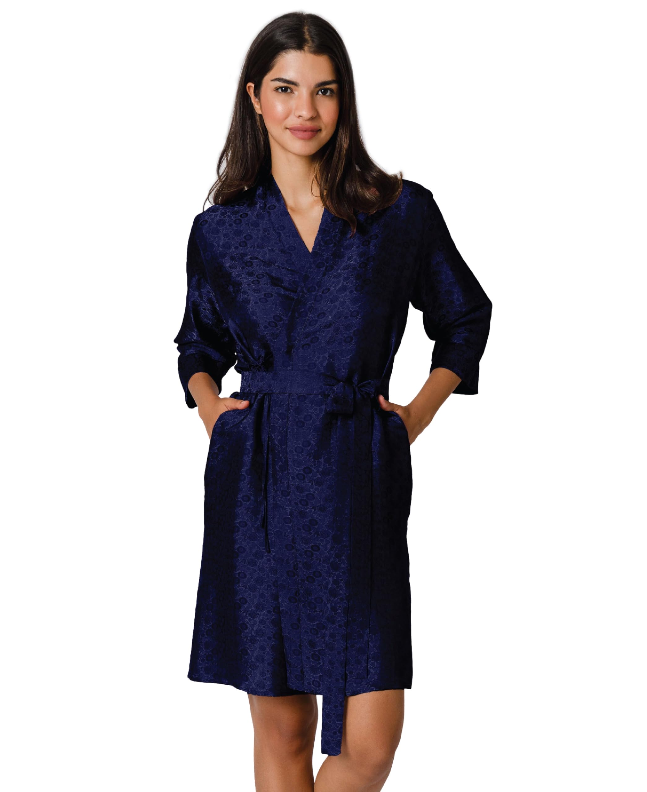 Tara Sartoria Luxury Artisan Silk Robe for Women Washable Knee Length Jacquard XS 4XL Oprah Daily 2025