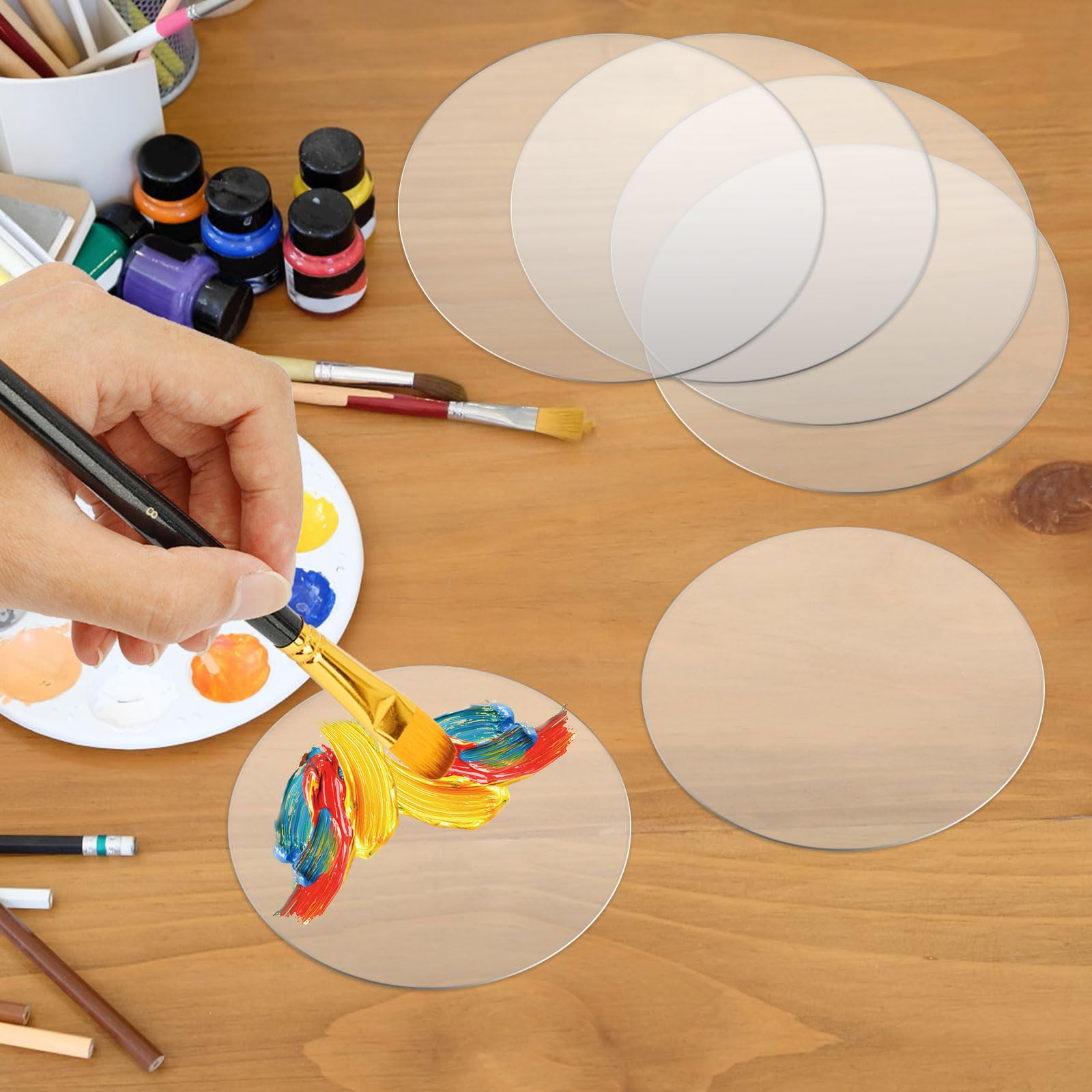 Acrylplatten Transparent – 10 Stück, 10x15 Cm, 1 Mm Dick | Zum Basteln, Rahmen, Beschriften