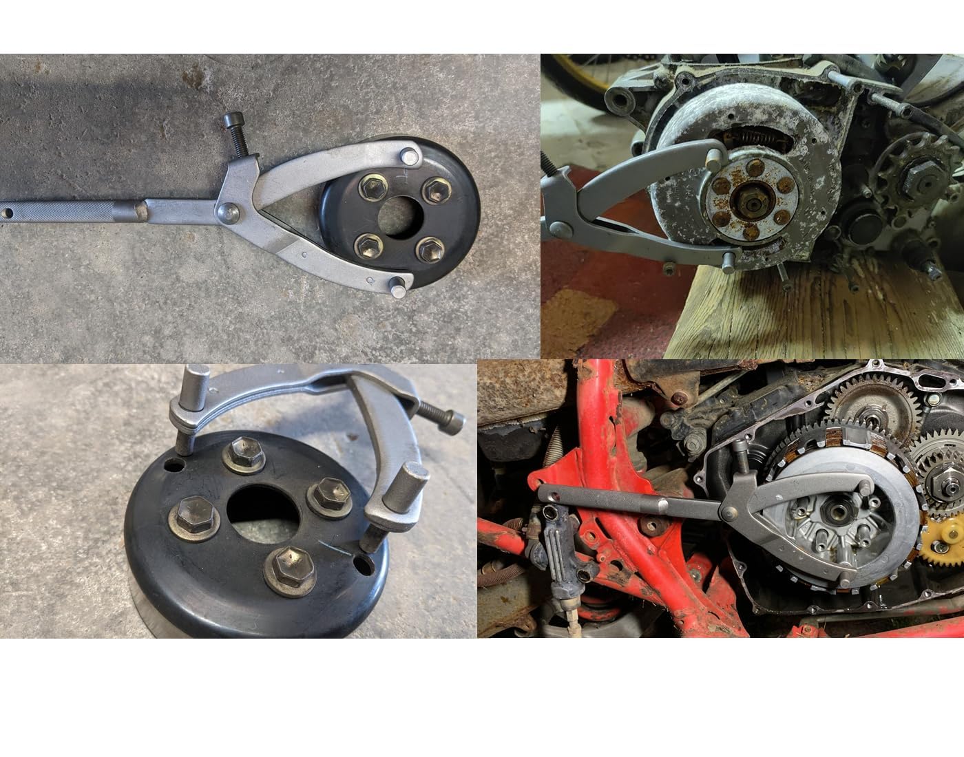 Chiave Blocca Volano per Moto, Strumento Rimozione Variatore, Tipo Y Regolabile