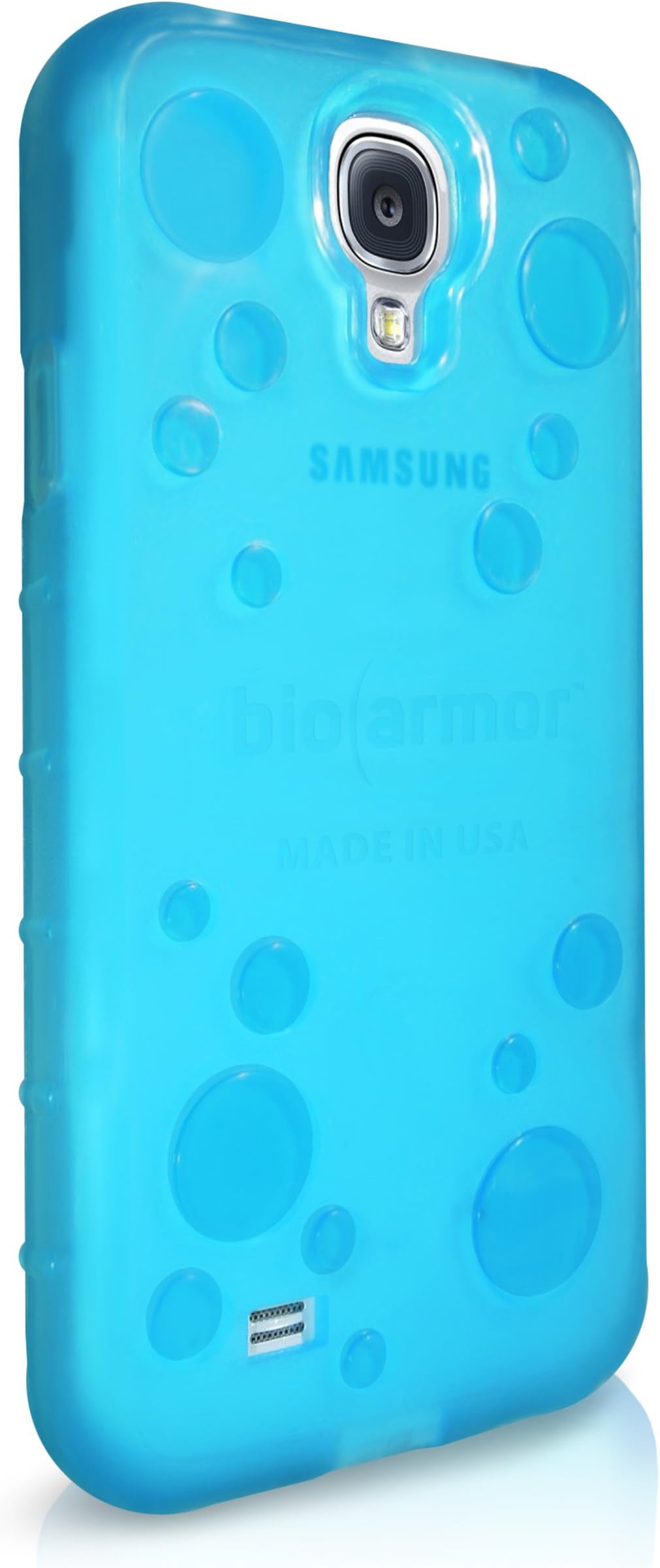 Bioarmor Antimicrobial Case Cover for Samsung Galaxy S4 - Aqua