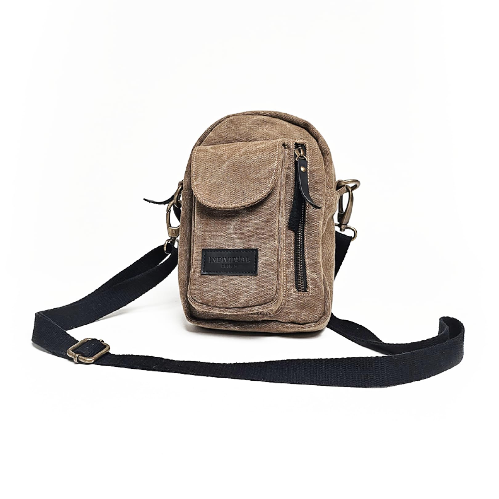 Individual design | Small Brown Sling Bag - Perfect for Travel & Everyday Use, Passport Holder, Shoulder Bag for Men, Crossbody Bag, Compact & Stylish, Ideal for Casual, College & Travel Use (B0CPPHBRWJ) Amazon Price History, Amazon Price Tracker