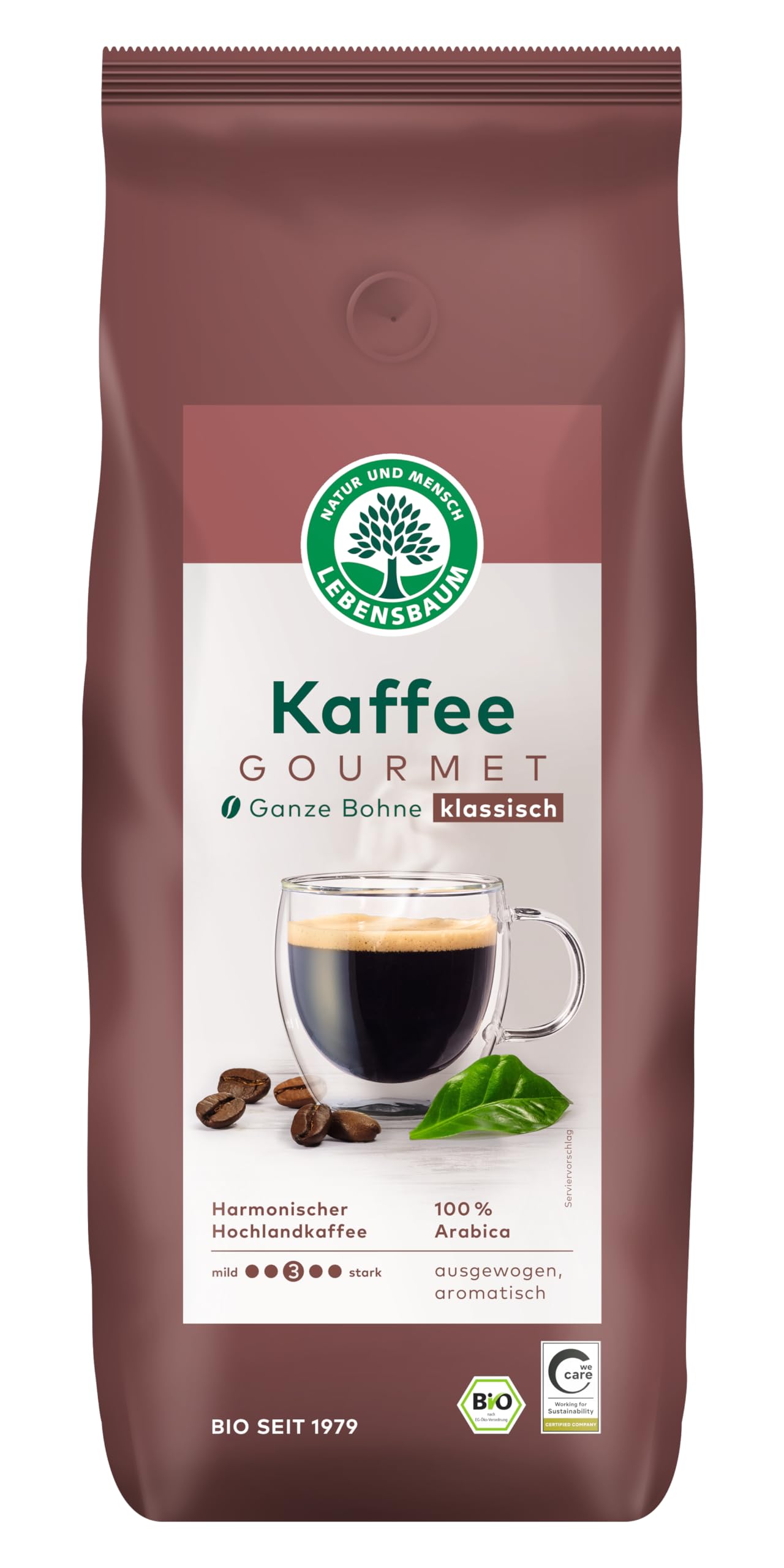 Lebensbaum Bio Gourmet Kaffee, 1 kg