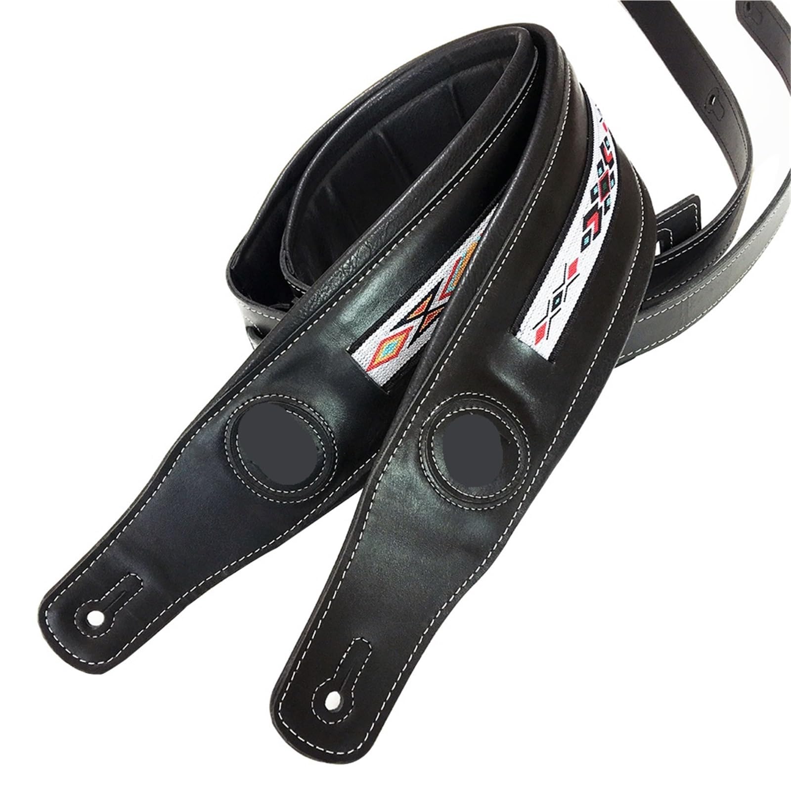 Correa de guitarra eléctrica cuero ajustable for Accesorios for instrumentos musicales Para Guitarras Bajas