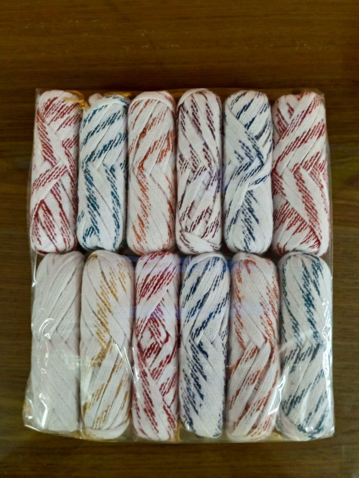 Men's and Women's Nada Colorful Dori Strings Cotton Thread with Stick -Pack of 12 Rolls (5.5 Meters/Roll) II Multicolor II