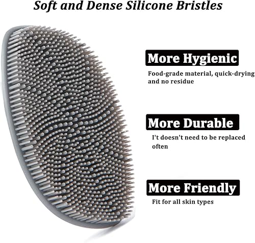 Miniatura 6 de Limpiador facial de silicona con herramienta para quitar puntos negros, para limpieza profunda de poros y exfoliantes, espátula, limpiador de poros,