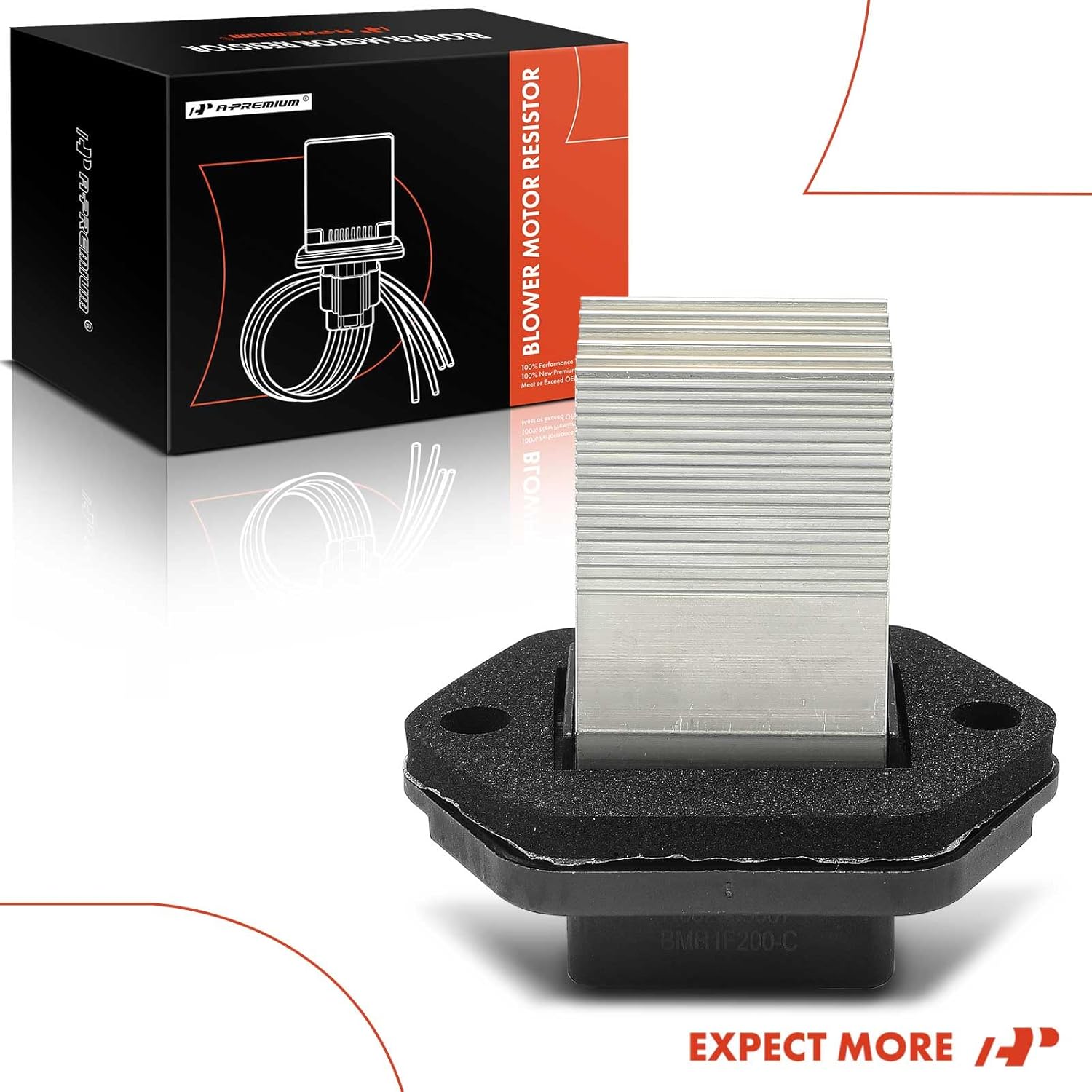 A-Premium Front HVAC Blower Motor Resistor Compatible with Kia Sportage 2005-2010, Spectra 2007-2008, Rondo 2007, Spectra5 2007-2008 & Hyundai Tucson 2005-2007, Replace# 971791F200, 971791F210