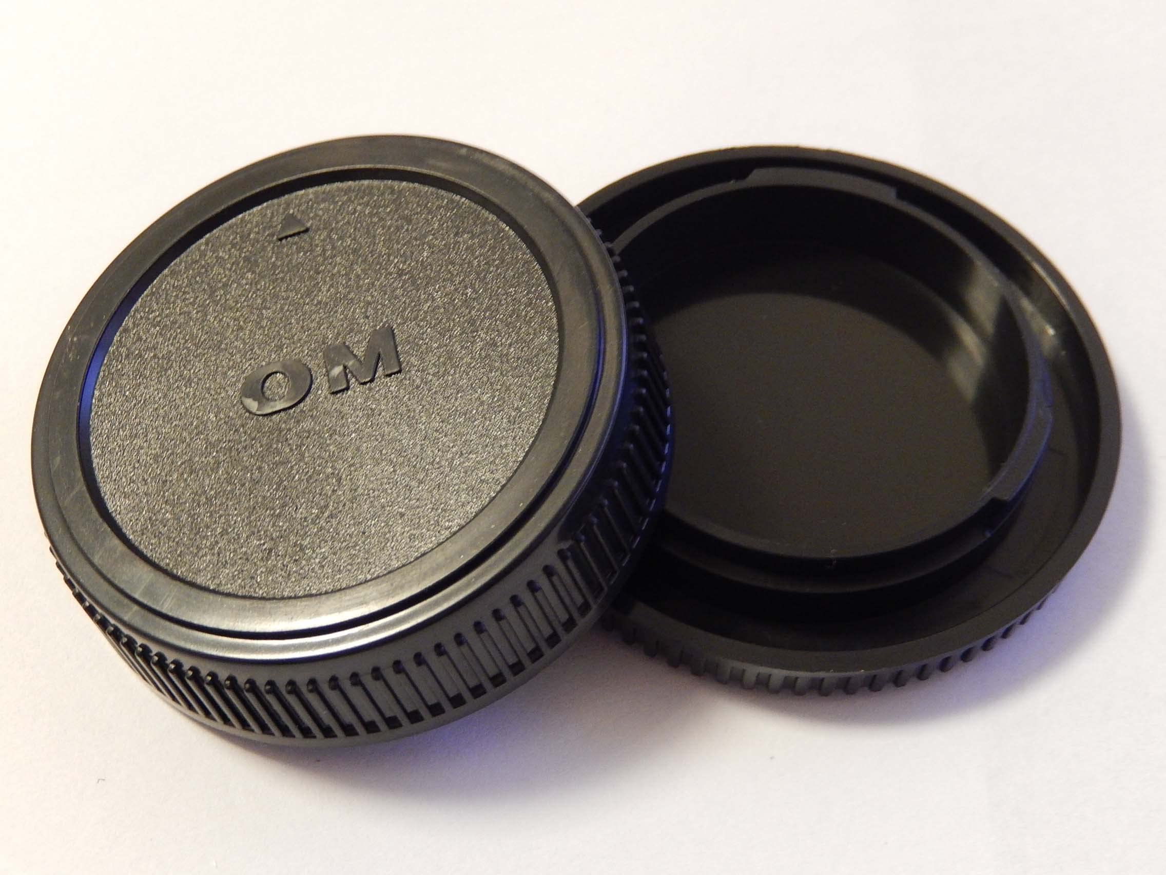 vhbw set di copriobiettivi compatibile con Fujifilm X-T1, X-Pro1 X-T1 fotocamera - Tappo posteriore e per corpo macchina nero