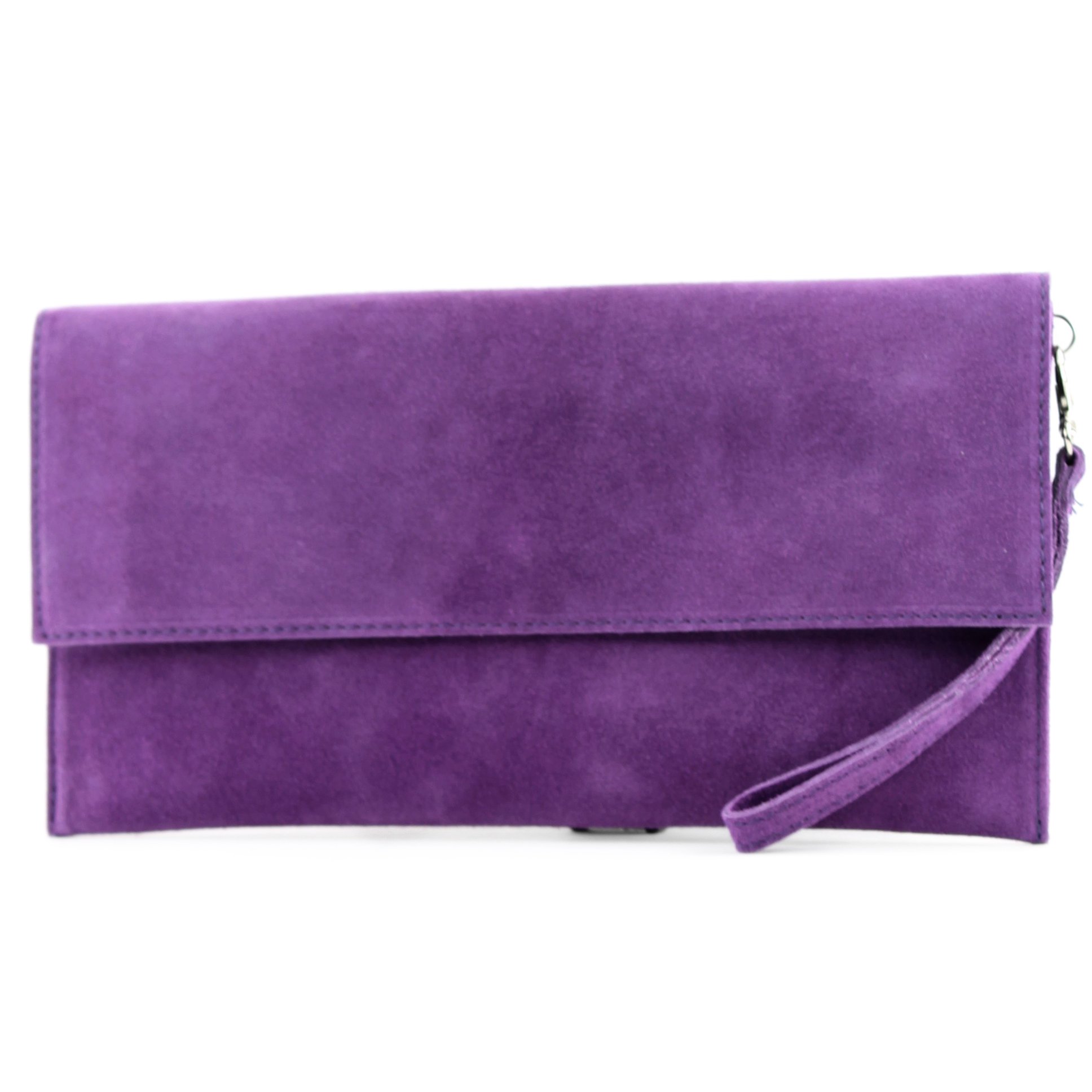 modamoda de- ital. Borsa in pelle Clutch Underarm Bag Borsa da sera in pelle metallizzata M106-151