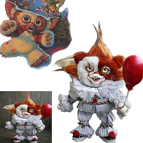Amazon 21ハロウィーンの新しいモグワイ手作り人形 ピエロモグワイギズモぬいぐるみ かわいいモンスターグレムリン人形ハロウィーンの装飾 人形の家の装飾収集品人形愛好家のために D 置物 オブジェ オンライン通販