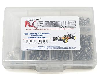 RC Screwz Compatible with Team Losi 22-4 Buggy 4wd Stainless Steel Screw Kit