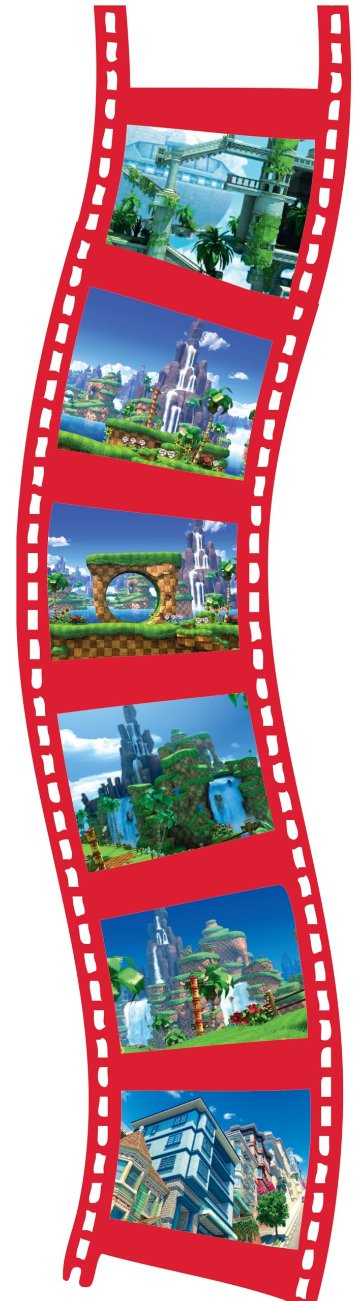 Lexibook LTC050SN Sega Sonic The Hedgehog, Projektor Opowieści i Latarka, Projekty 24 Obrazy ze Świata 3 Dyski, Czerwony, Niebieski