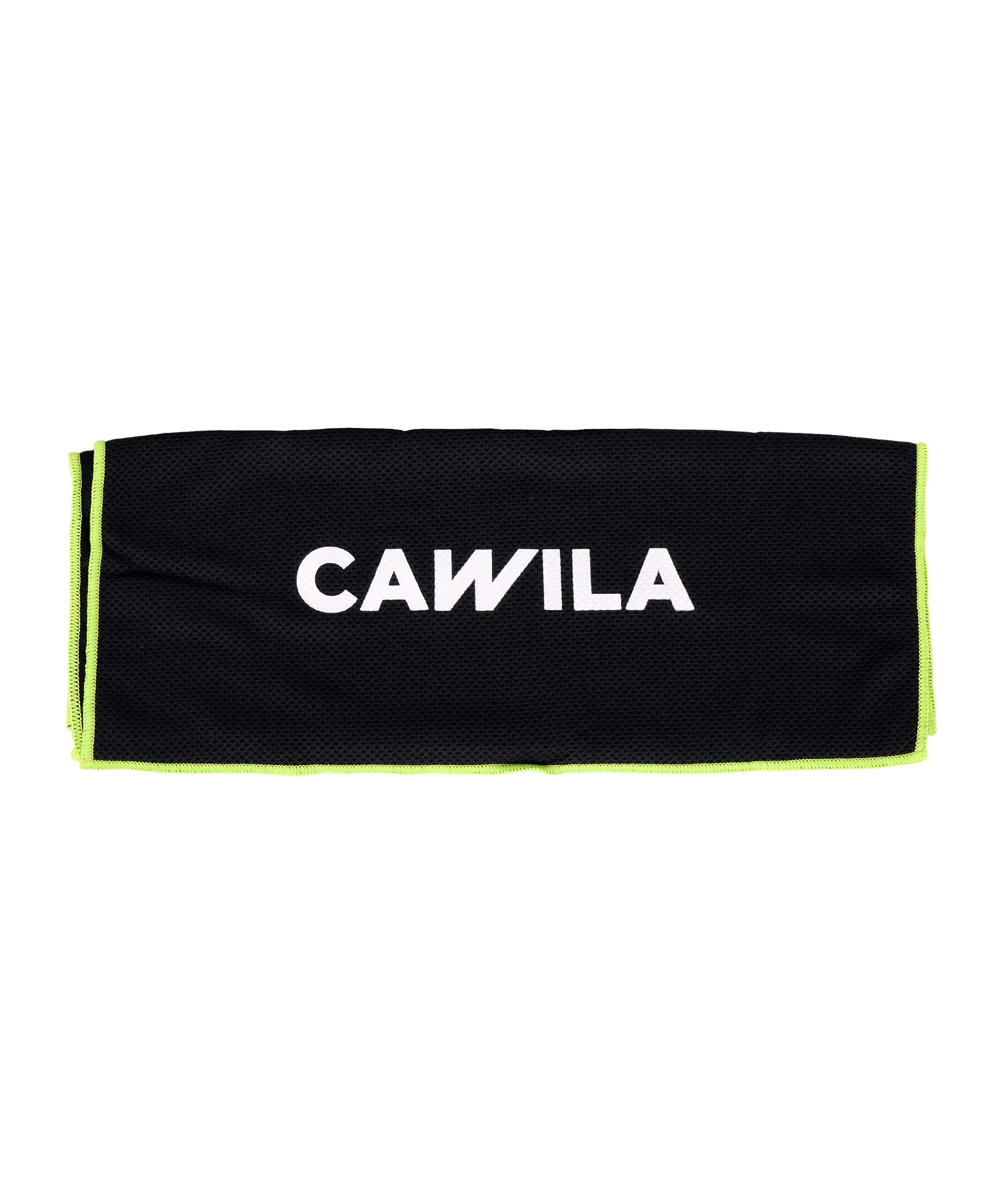 Cawila Academy Ice Towel, Kühltuch, kühlendes Handtuch für Sport und Fitness, schwarz/Neongelb Ohne Geschlecht