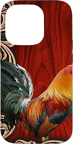Vista 43 de Funda para iPhone 13 Pro Max Rooster wood - ROOSTER-PC
